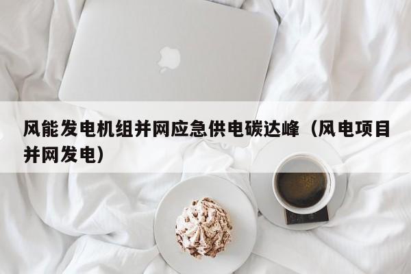 风能发电机组并网应急供电碳达峰（风电项目并网发电）