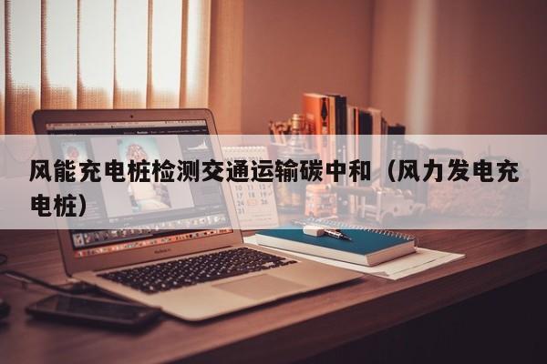 风能充电桩检测交通运输碳中和（风力发电充电桩）