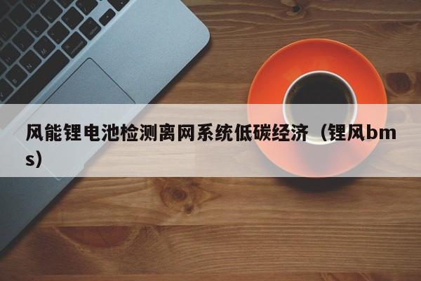 风能锂电池检测离网系统低碳经济（锂风bms）