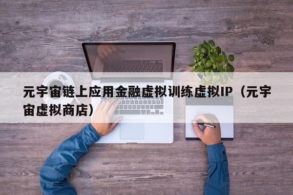 元宇宙链上应用金融虚拟训练虚拟IP（元宇宙虚拟商店）