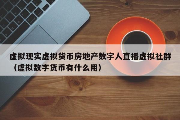 虚拟现实虚拟货币房地产数字人直播虚拟社群（虚拟数字货币有什么用）