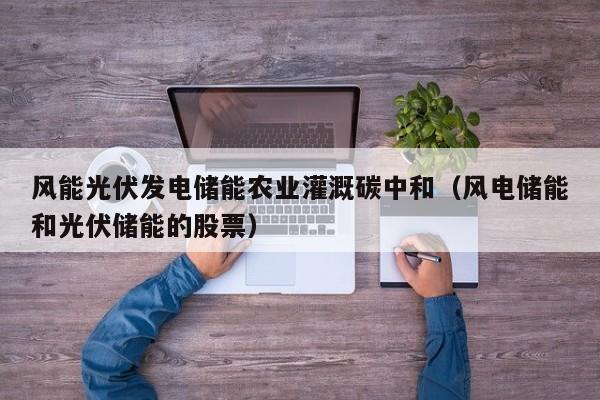 风能光伏发电储能农业灌溉碳中和（风电储能和光伏储能的股票）