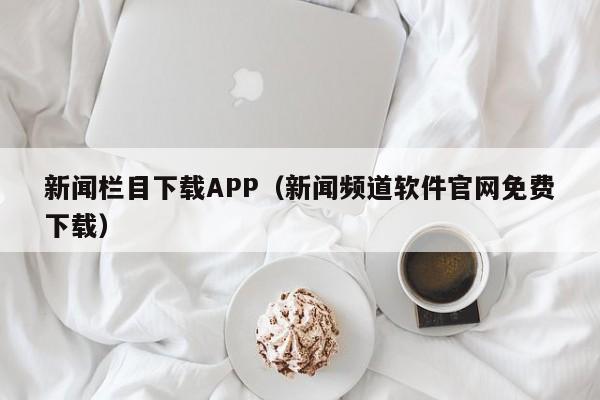 新闻栏目下载APP（新闻频道软件官网免费下载）
