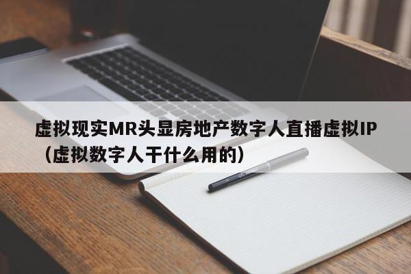 虚拟现实MR头显房地产数字人直播虚拟IP（虚拟数字人干什么用的）