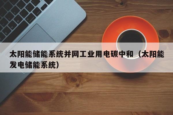 太阳能储能系统并网工业用电碳中和（太阳能发电储能系统）