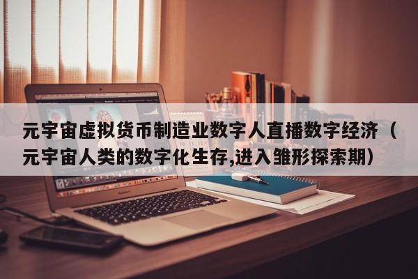 元宇宙虚拟货币制造业数字人直播数字经济（元宇宙人类的数字化生存,进入雏形探索期）