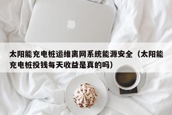 太阳能充电桩运维离网系统能源安全（太阳能充电桩投钱每天收益是真的吗）