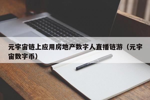 元宇宙链上应用房地产数字人直播链游（元宇宙数字币）